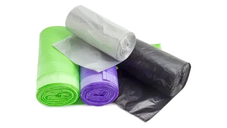 Bolsas plásticas para basura, resistentes y en diferentes colores
