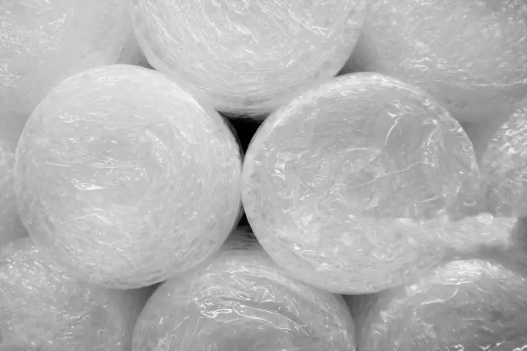Plástico burbujas para un embalaje seguro